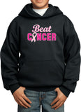 Kids Breast Cancer Hoodie Beat Cancer - Yoga Clothing for You