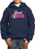Kids Breast Cancer Hoodie Beat Cancer - Yoga Clothing for You