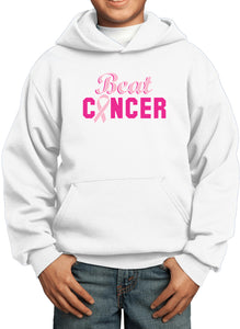 Kids Breast Cancer Hoodie Beat Cancer - Yoga Clothing for You