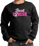 Kids Breast Cancer Sweatshirt Beat Cancer - Yoga Clothing for You