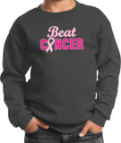 Kids Breast Cancer Sweatshirt Beat Cancer - Yoga Clothing for You