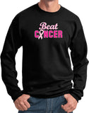 Breast Cancer Sweatshirt Beat Cancer - Yoga Clothing for You