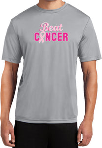 Breast Cancer T-shirt Beat Cancer Moisture Wicking Tee - Yoga Clothing for You