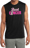 Breast Cancer T-shirt Beat Cancer Sleeveless Competitor Tee - Yoga Clothing for You