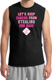 Breast Cancer T-shirt Second Base Muscle Tee - Yoga Clothing for You