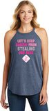 Ladies Breast Cancer Tank Top Second Base Tri Rocker Tanktop - Yoga Clothing for You