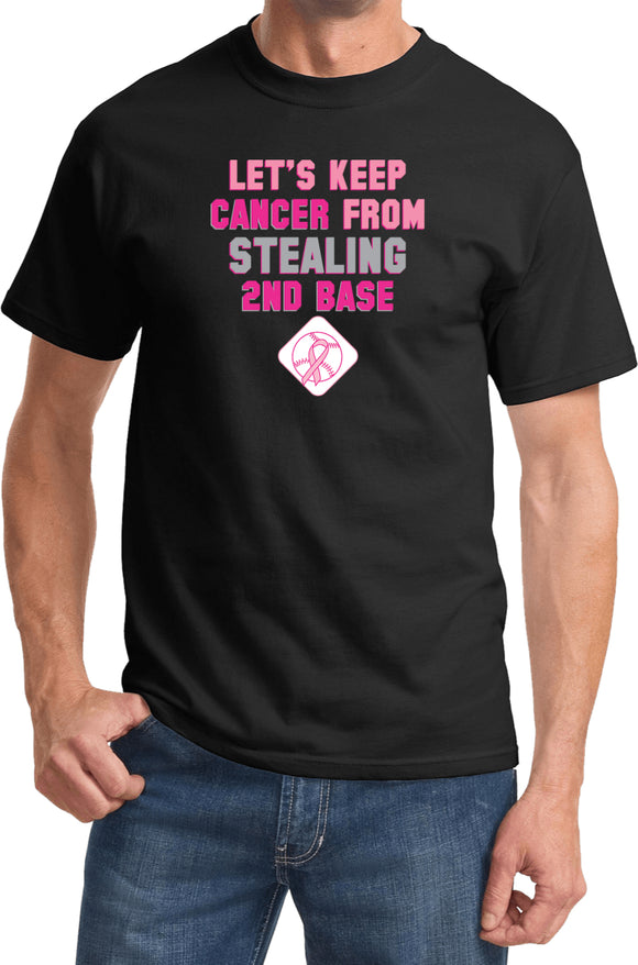 Breast Cancer T-shirt Second Base Tee - Yoga Clothing for You