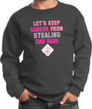 Kids Breast Cancer Sweatshirt Second Base - Yoga Clothing for You