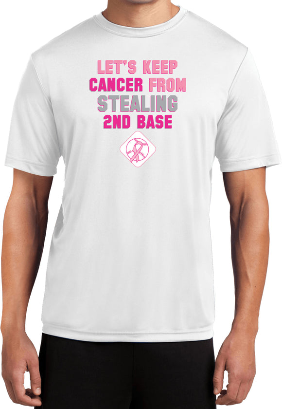 Breast Cancer T-shirt Second Base Moisture Wicking Tee - Yoga Clothing for You