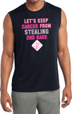 Breast Cancer T-shirt Second Base Sleeveless Competitor Tee - Yoga Clothing for You
