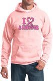 Breast Cancer Hoodie I Heart a Survivor - Yoga Clothing for You