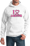 Breast Cancer Hoodie I Heart a Survivor - Yoga Clothing for You