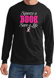 Breast Cancer T-shirt Save a Life Long Sleeve - Yoga Clothing for You