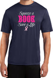 Breast Cancer T-shirt Save a Life Moisture Wicking Tee - Yoga Clothing for You