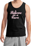 Breast Cancer Tank Top Believe in a Cure - Yoga Clothing for You