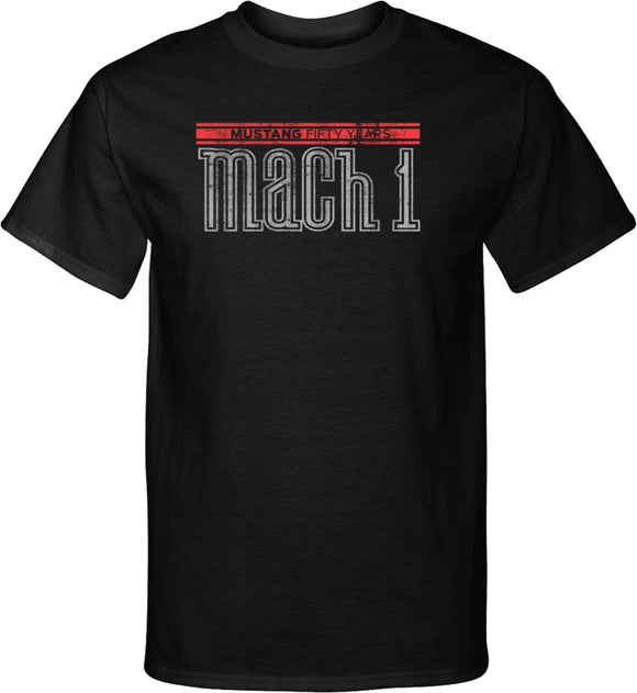 Ford Mustang Tall T-shirt 50 Years Mach I - Yoga Clothing for You