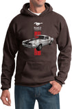 Ford Mustang Hoodie Red Stripe 50 Years - Yoga Clothing for You