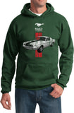Ford Mustang Hoodie Red Stripe 50 Years - Yoga Clothing for You