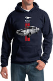 Ford Mustang Hoodie Red Stripe 50 Years - Yoga Clothing for You
