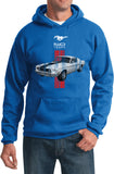 Ford Mustang Hoodie Red Stripe 50 Years - Yoga Clothing for You