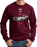 Ford Mustang Sweatshirt Red Stripe 50 Years - Yoga Clothing for You