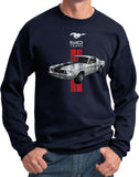 Ford Mustang Sweatshirt Red Stripe 50 Years - Yoga Clothing for You