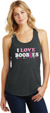 Breast Cancer Awareness I Love Boobies Womens Racerback Tank Top - Yoga Clothing for You