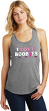 Breast Cancer Awareness I Love Boobies Womens Racerback Tank Top - Yoga Clothing for You