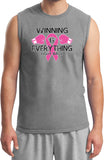 Breast Cancer T-shirt Winning is Everything Muscle Tee - Yoga Clothing for You