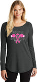 Breast Cancer Winning is Everything Ladies Tri Blend Long Sleeve - Yoga Clothing for You