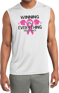 Breast Cancer Winning is Everything Sleeveless Competitor Tee - Yoga Clothing for You