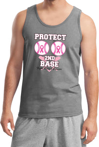 Breast Cancer Tank Top Protect Second Base - Yoga Clothing for You