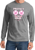 Breast Cancer T-shirt Protect Second Base Long Sleeve - Yoga Clothing for You