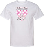 Breast Cancer T-shirt Protect Second Base Tall Tee - Yoga Clothing for You