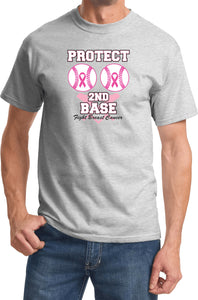 Breast Cancer T-shirt Protect Second Base Tee - Yoga Clothing for You