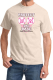 Breast Cancer T-shirt Protect Second Base Tee - Yoga Clothing for You