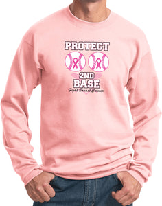 Breast Cancer Sweatshirt Protect Second Base - Yoga Clothing for You