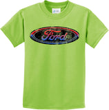 Kids Ford Oval T-shirt Distressed Logo - Yoga Clothing for You