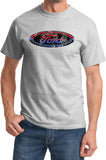 Ford Oval T-shirt Distressed Logo - Yoga Clothing for You