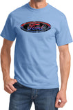 Ford Oval T-shirt Distressed Logo - Yoga Clothing for You