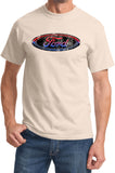 Ford Oval T-shirt Distressed Logo - Yoga Clothing for You