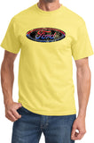 Ford Oval T-shirt Distressed Logo - Yoga Clothing for You
