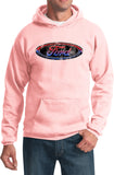 Ford Oval Hoodie Distressed Logo - Yoga Clothing for You