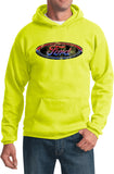 Ford Oval Hoodie Distressed Logo - Yoga Clothing for You