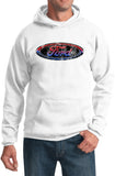Ford Oval Hoodie Distressed Logo - Yoga Clothing for You