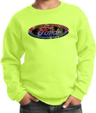 Kids Ford Oval Sweatshirt Distressed Logo - Yoga Clothing for You