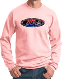 Ford Oval Sweatshirt Distressed Logo - Yoga Clothing for You