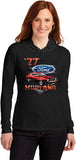 Ladies Ford T-shirt 1977 Mustang Hooded Shirt - Yoga Clothing for You
