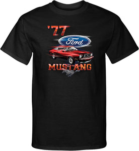 Ford T-shirt 1977 Mustang Tall Tee - Yoga Clothing for You