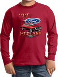 Kids Ford T-shirt 1977 Mustang Youth Long Sleeve - Yoga Clothing for You